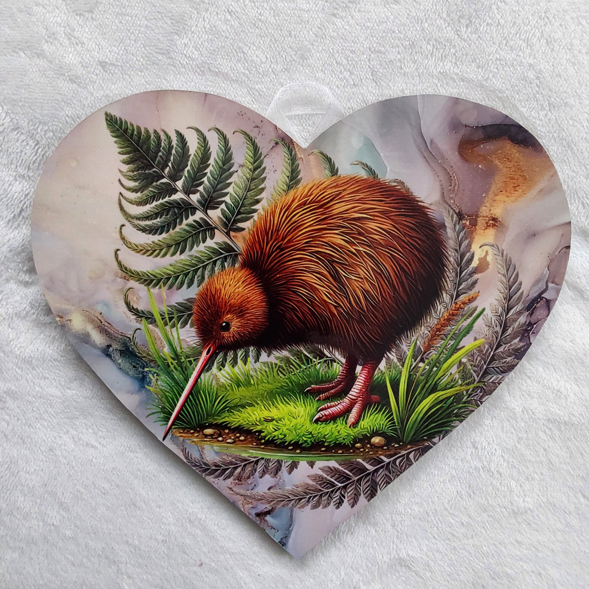 Kiwi wall heart  - Large