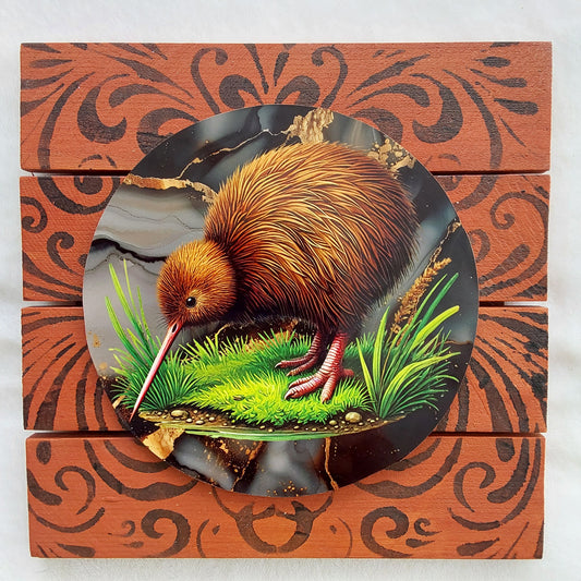 Kiwi Wall Plaque