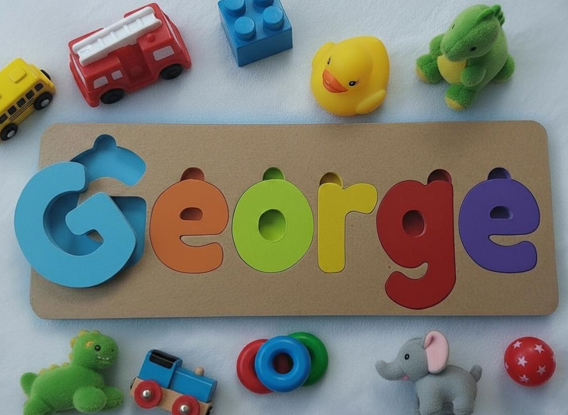 Personalised Name Puzzle - Made to order - George Design.
