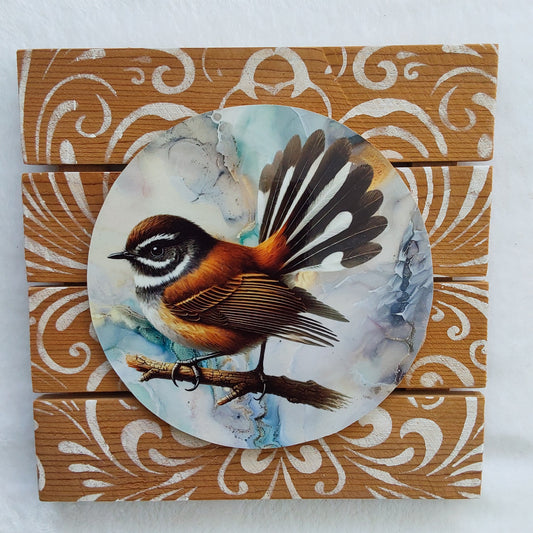Fantail Wall Plaque