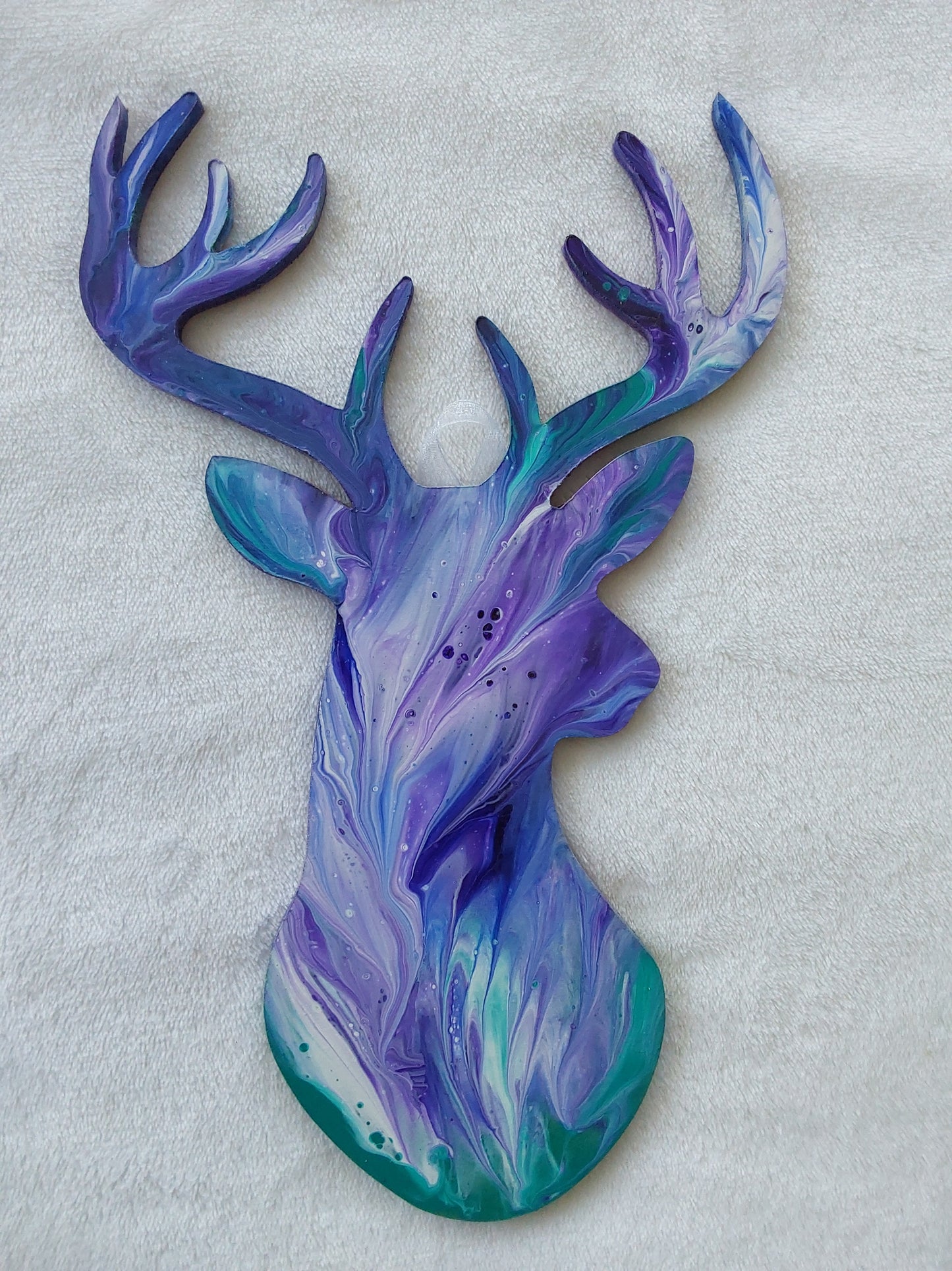 Stag head wall art.