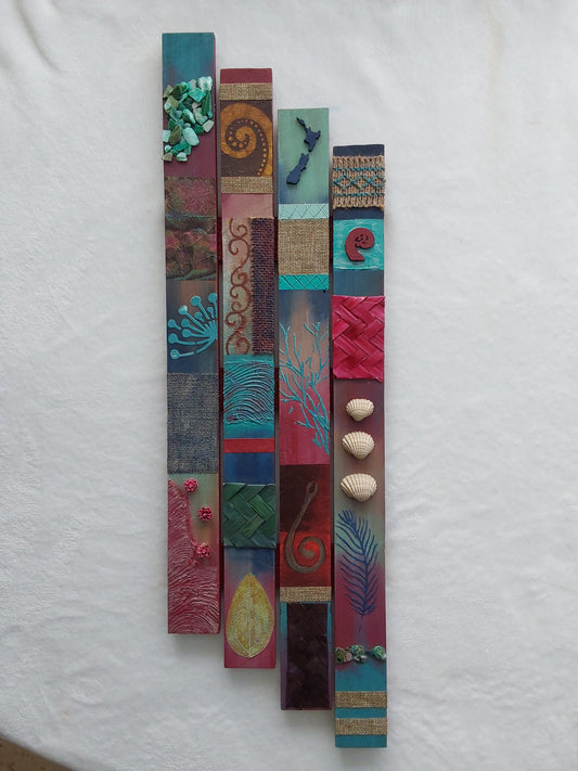 Mixed media artwork.