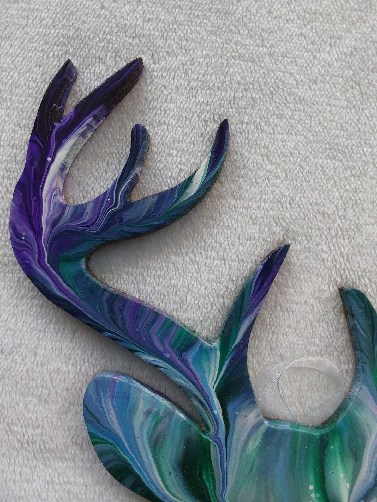 Stag head wall art.