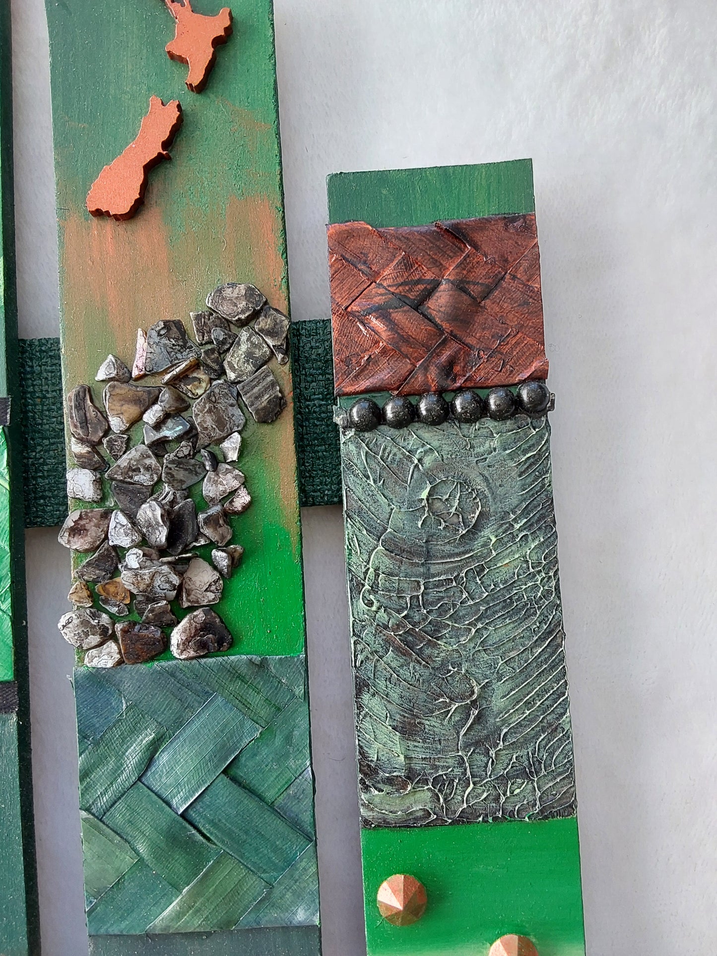 Mixed media artwork.