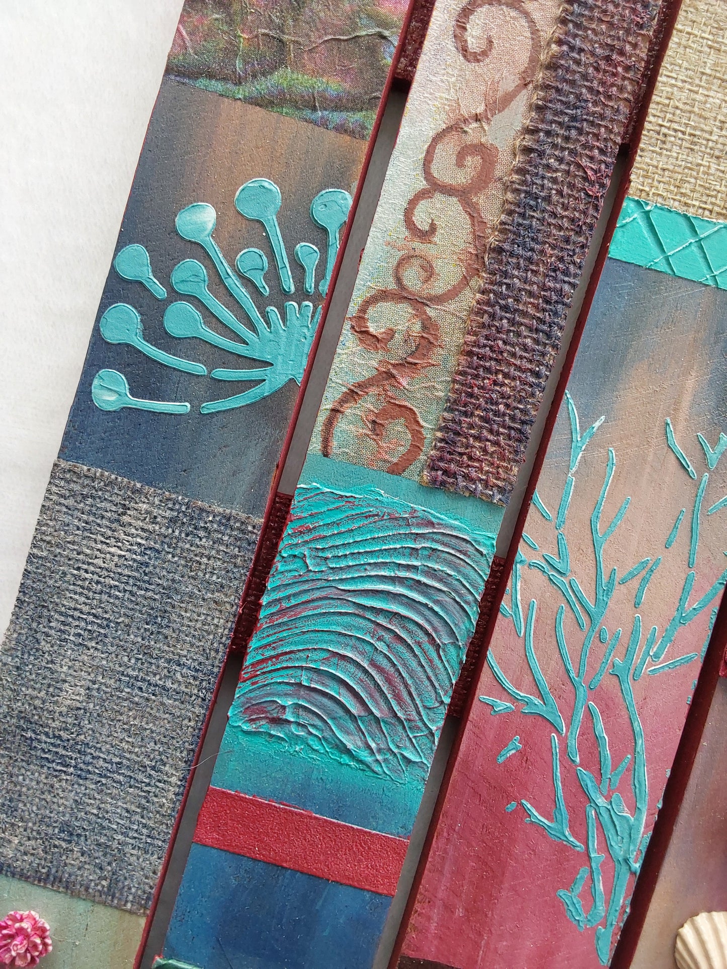 Mixed media artwork.