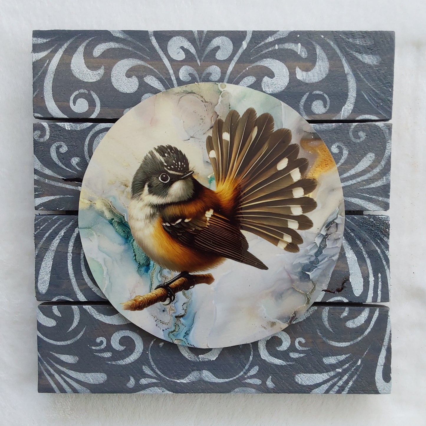 Fantail Wall Plaque