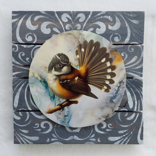 Fantail Wall Plaque