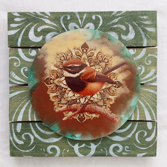 Fantail Wall Plaque