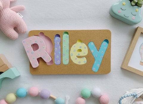 Personalised Name Puzzle - Made to order - Riley Design.