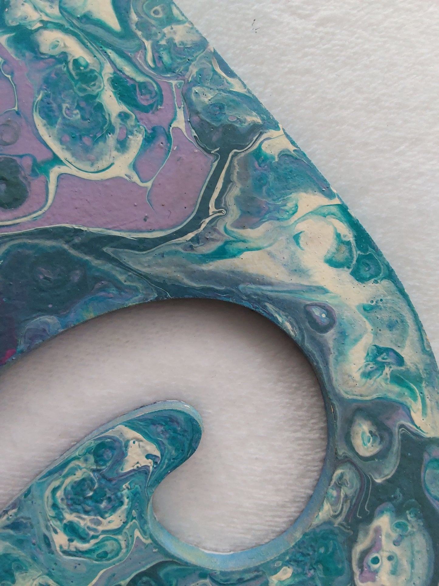 Kiwiana wall art, whale tail.