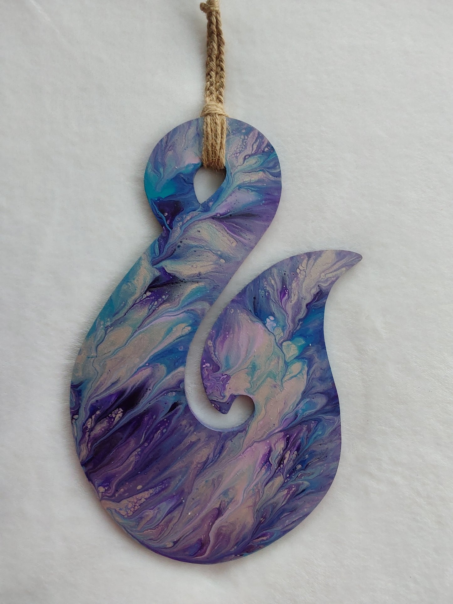 Kiwiana wall hanging fish hook.