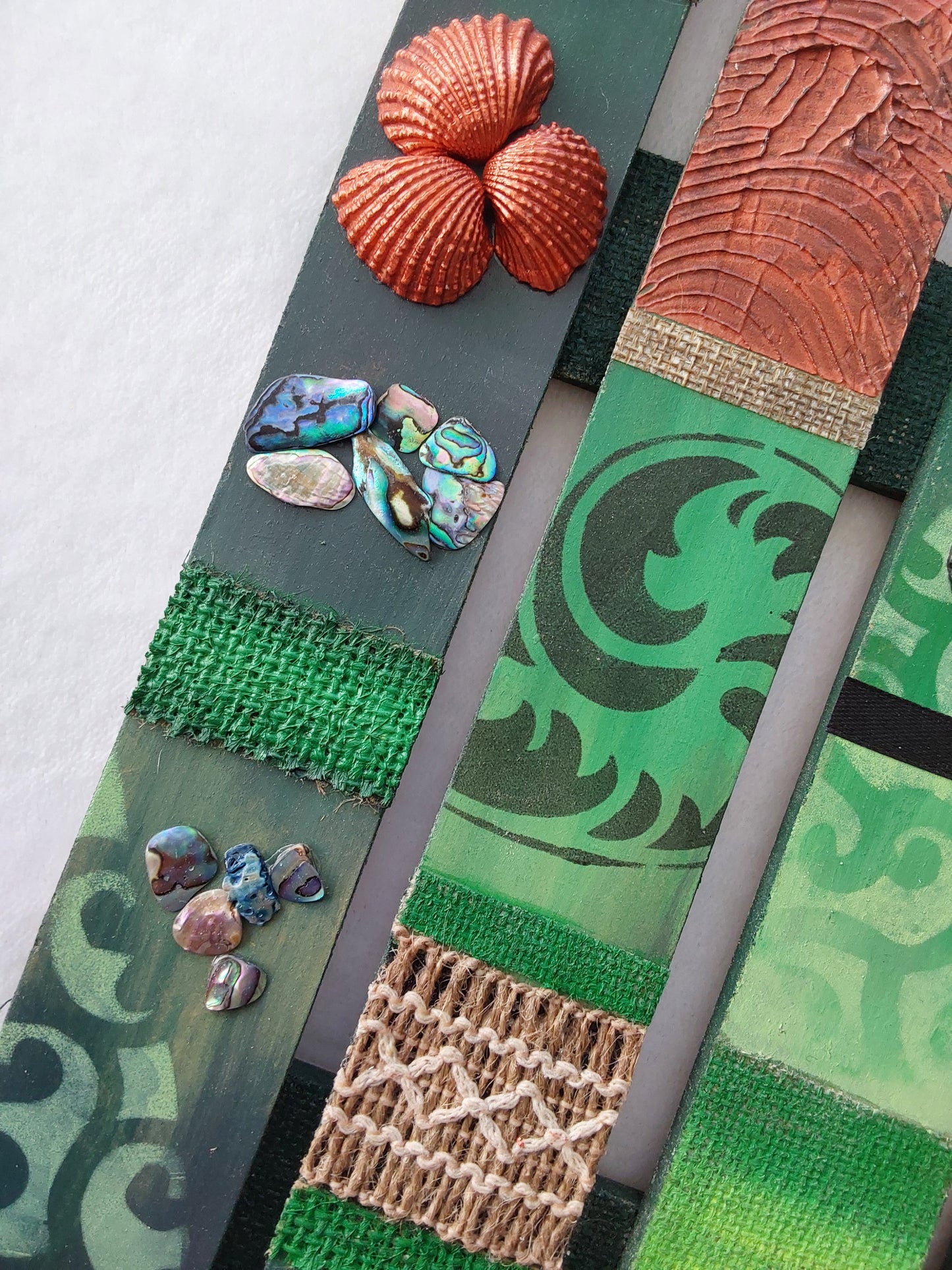 Mixed media artwork.
