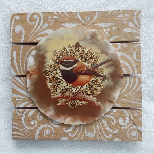 Fantail Wall Plaque