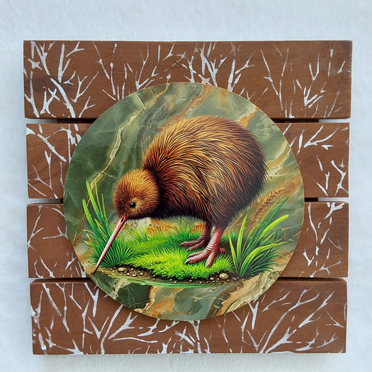 Kiwi Wall Plaque