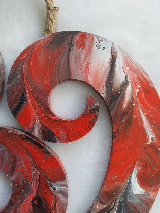 Kiwiana wall hanging heart