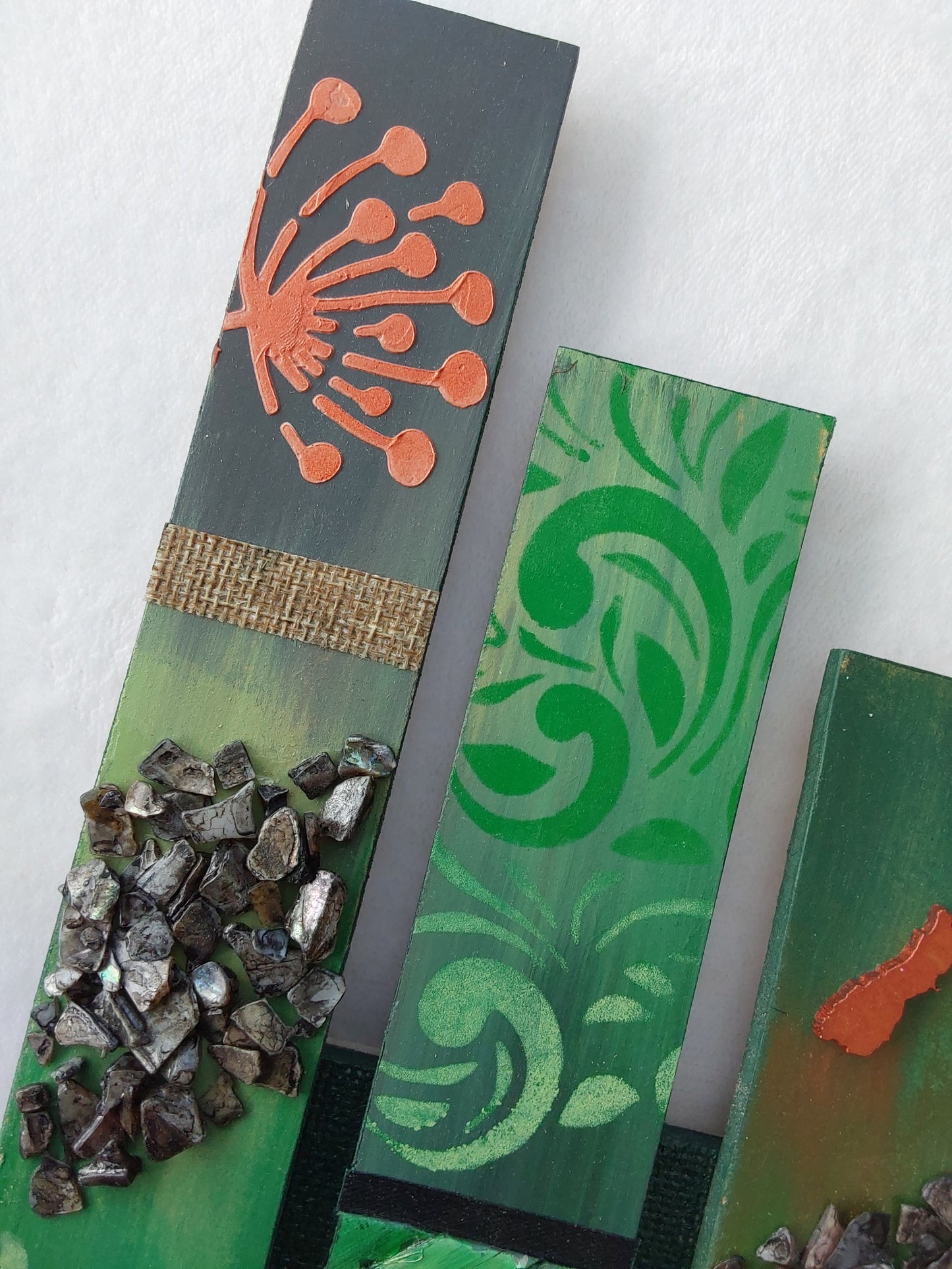 Mixed media artwork.