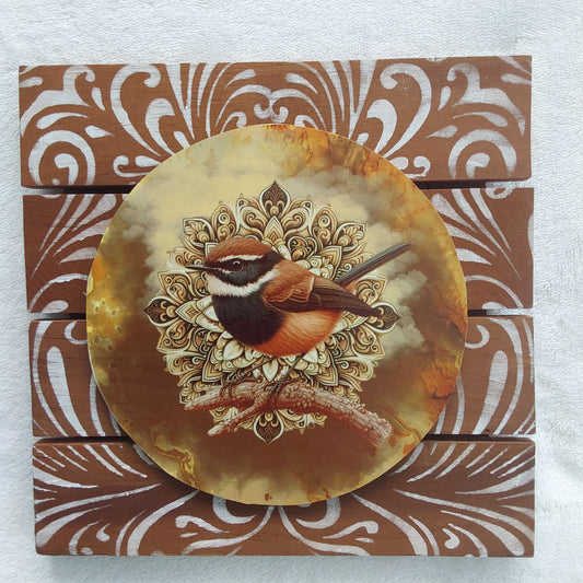Fantail Wall Plaque