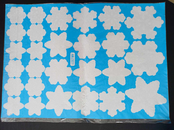 Snowflakes 27 pieces  -Window Clings.