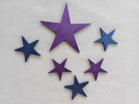 17: Set of 6 stars