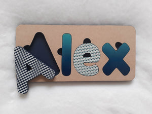 Personalised Name Puzzle - Made to order - Alex Design.