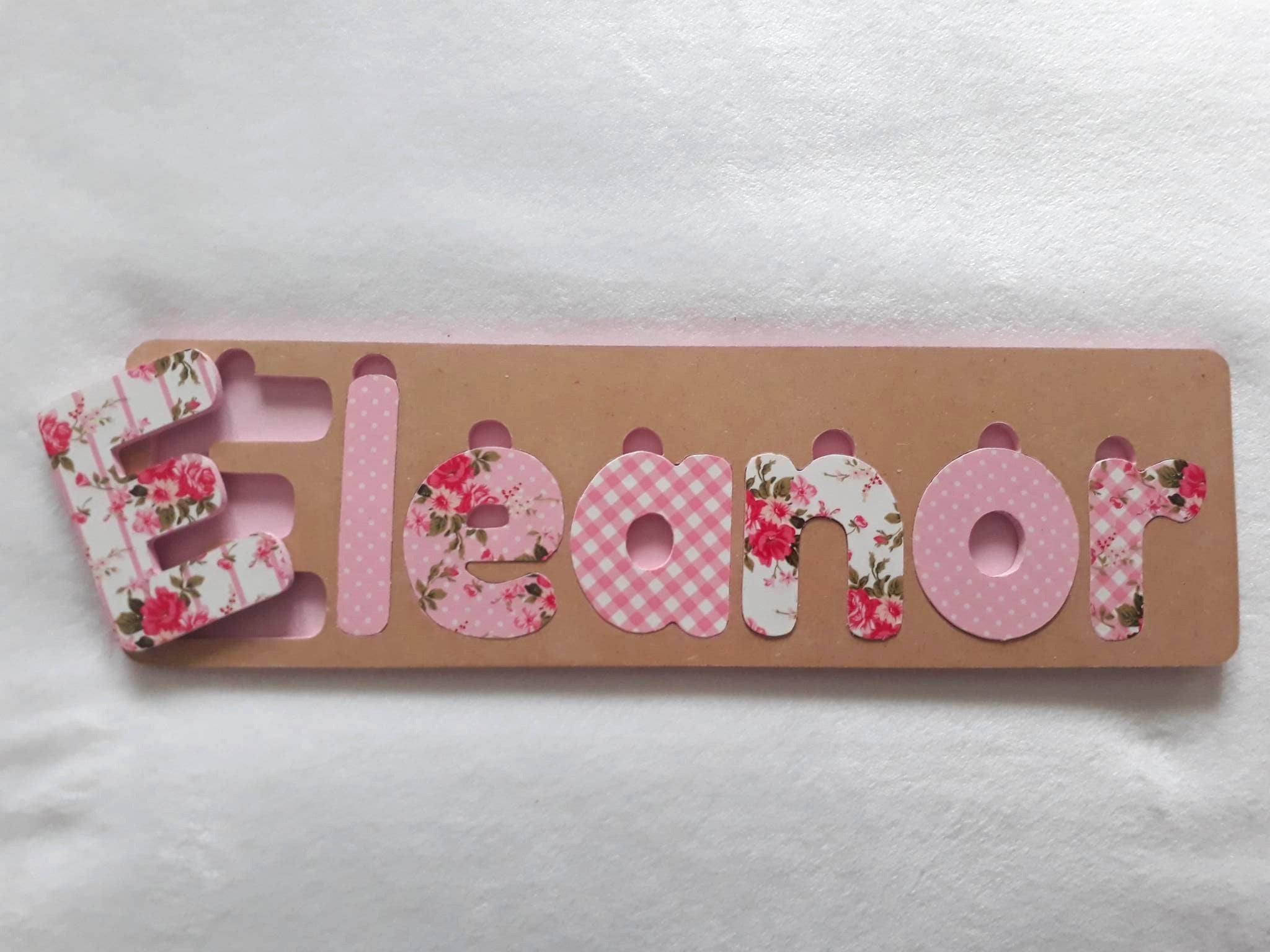 Personalised Name Puzzle - Made to order - Eleanor Design.