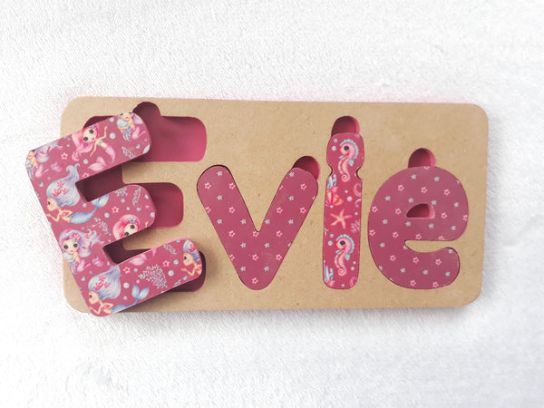 Personalised Name Puzzle - Made to order - Mia Design.