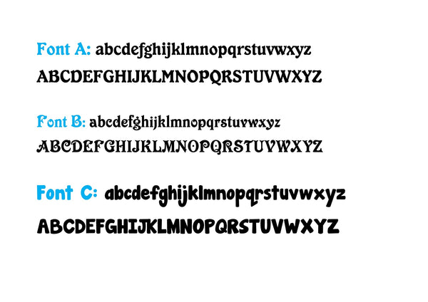 Transport letters - Made to order - 10cm high for the uppercase letter with proportionate lowercase letters.