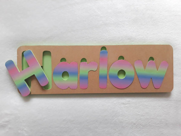 Personalised Name Puzzle - Made to order - Grace Design.