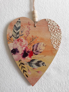 Wall hanging heart.