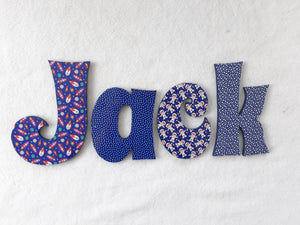 Space letters - Made to order - 20cm high for the uppercase letter with proportionate lowercase letters.