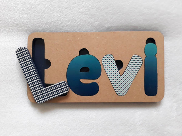 Personalised Name Puzzle - Made to order - Alex Design.