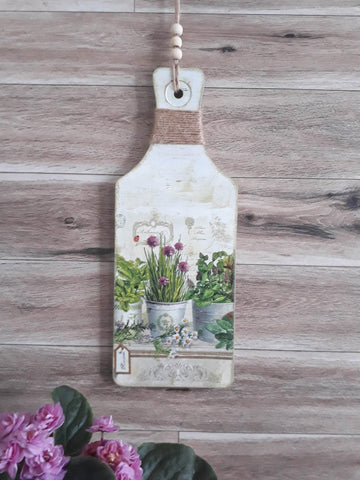 Rustic, shabby chic, decorative board.