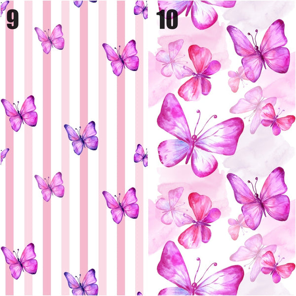 Butterfly letters - Made to order - 10cm high for the uppercase letter with proportionate lowercase letters.